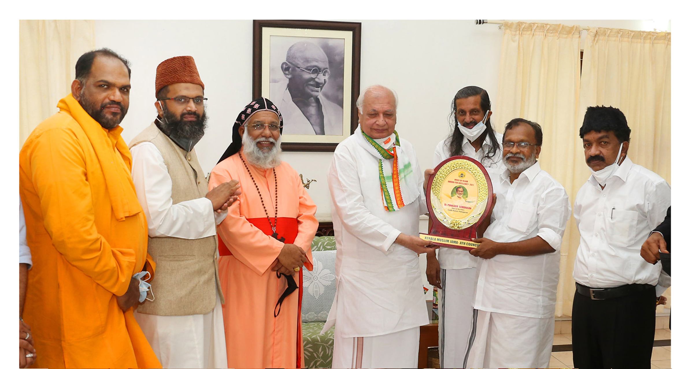 Receiving the Kerala Sree Award 2023